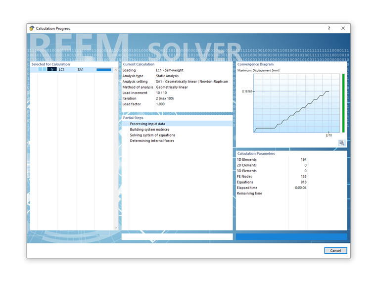 FAQ 005353 | Como é que posso aceder aos diagramas de cálculo no RFEM 6 ou no RSTAB 9 após o cálculo?