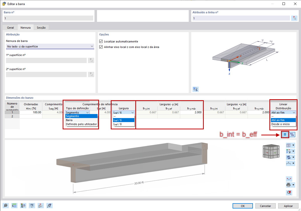 FAQ 005355 | Como é que posso modelar um elemento de nervura no RFEM 6?