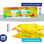 Casca de grelha de madeira