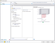 Diálogo 'Novo apoio de dimensionamento'