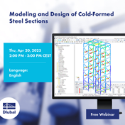 Modelação e dimensionamento de secções de aço formadas a frio