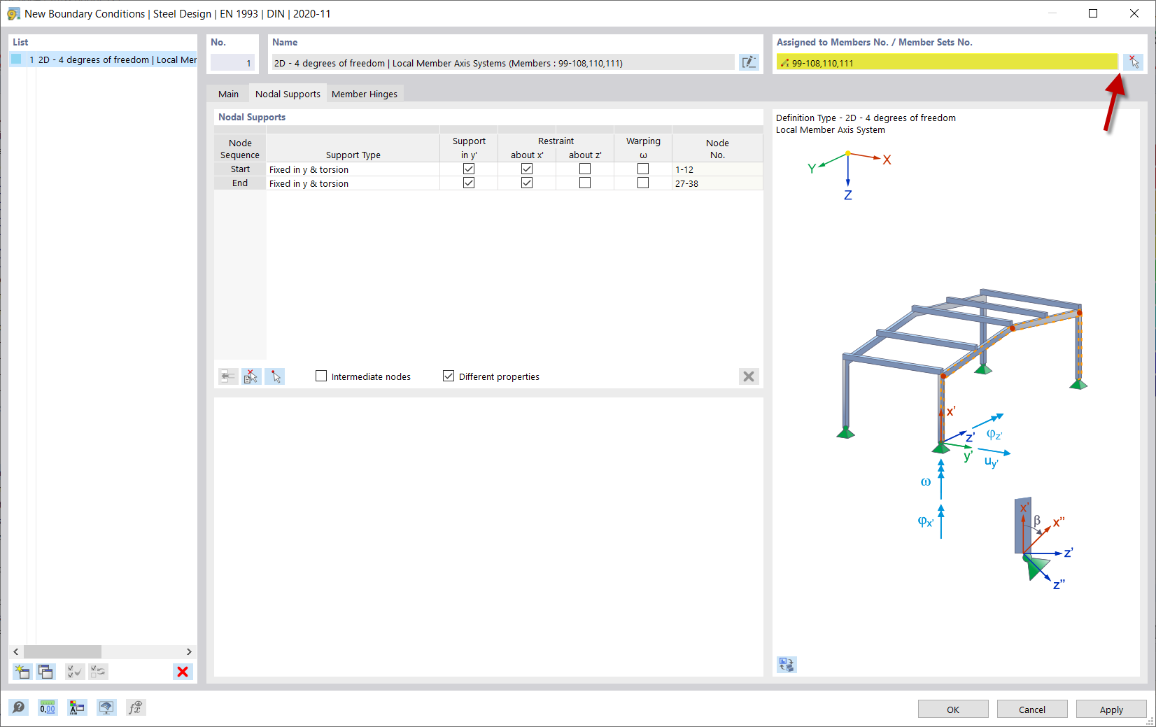 Nova condição de fronteira