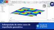 Visualização de casos de imperfeição geométrica combinada numa variante estrutural