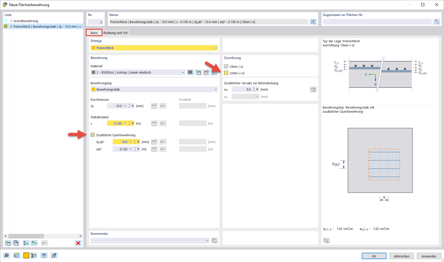 Nova armadura de superfície