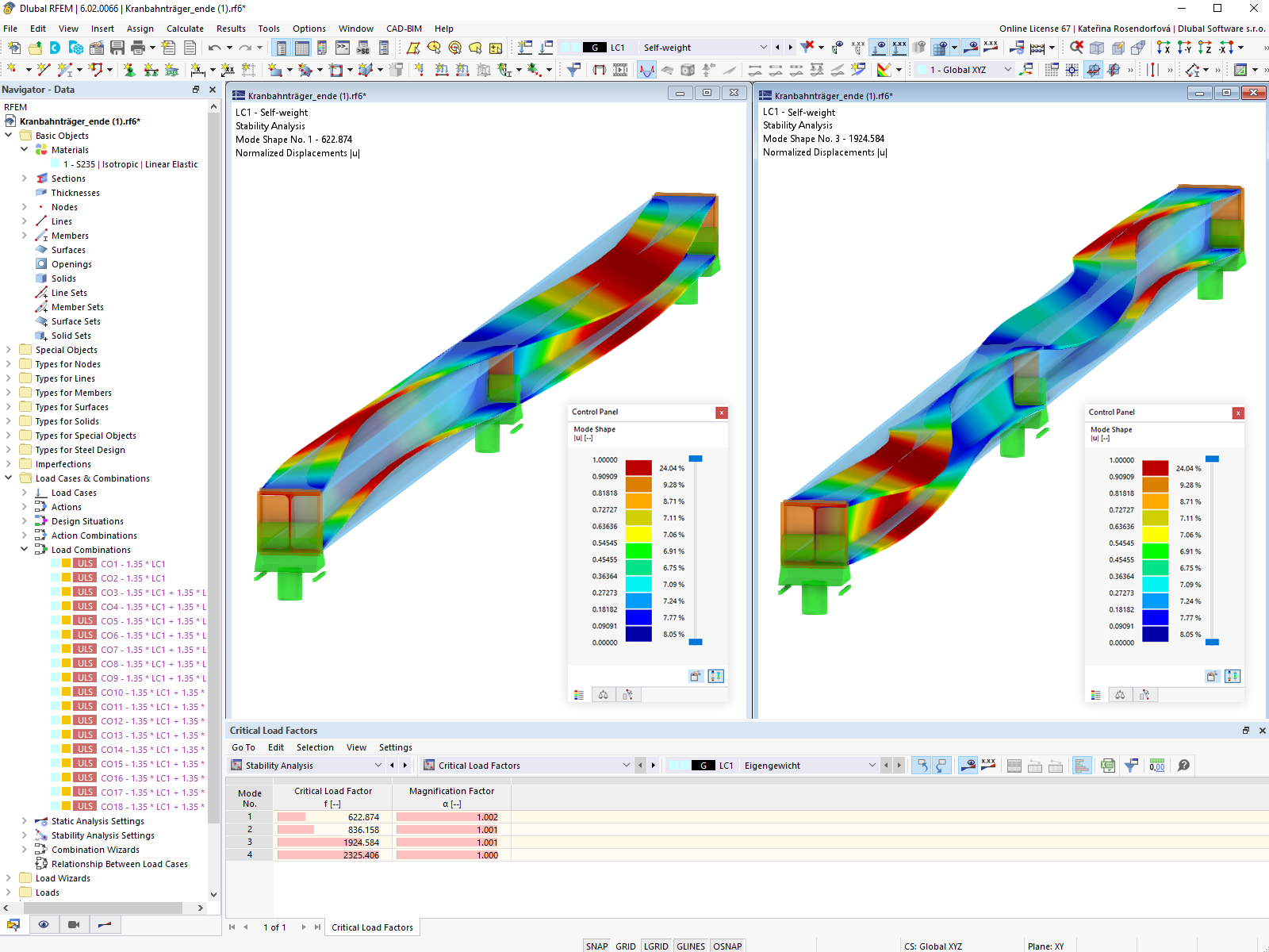 Verificação do empenamento por torção no RFEM 6