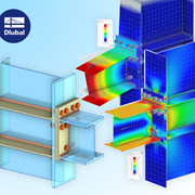Ligação de estrutura de aço no modelo estrutural: ligação entre viga e pilar para análise no RFEM 6