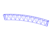 Modelo 004243 | Viga triangulada curvada