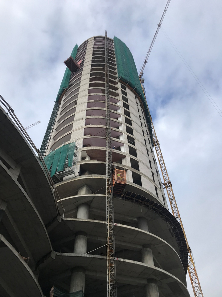 Centro da cidade de Pristina, República do Kosovo