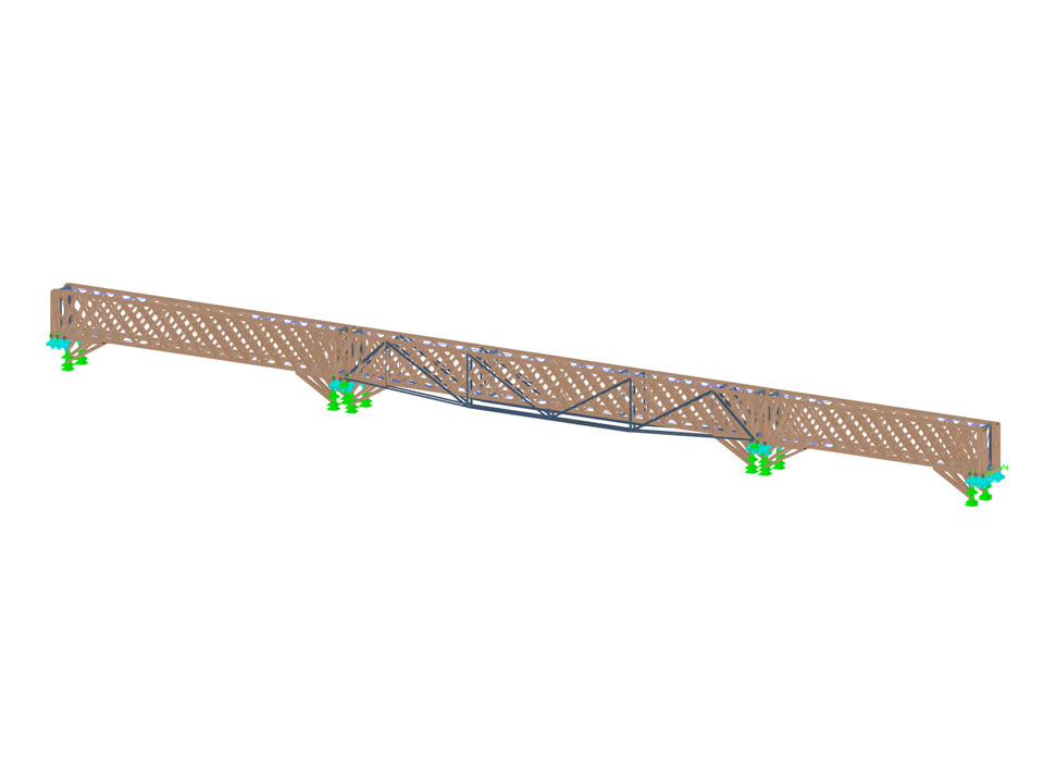 Modelo 004354 | Ponte Rei Luís, Kempten, Alemanha | © Konstruktionsgruppe Bauen AG