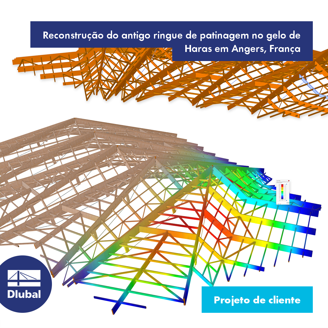 Reconstrução do antigo ringue de patinagem no gelo de Haras em Angers, França