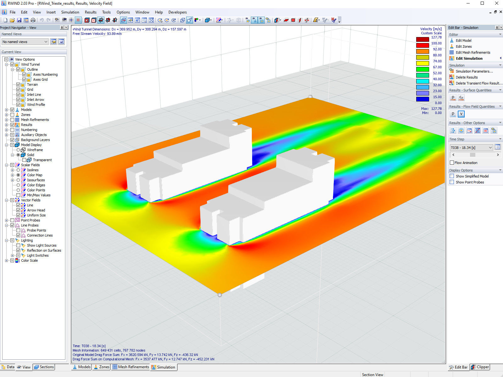 Edifícios residenciais em Trieste, Itália