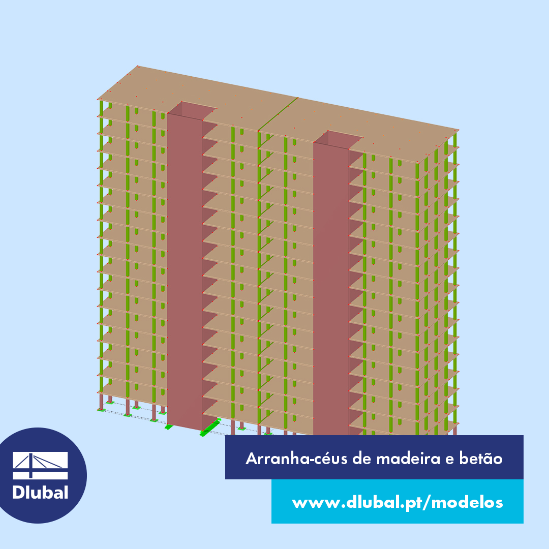 Arranha-céus de madeira e betão