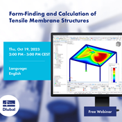 Form-finding e cálculo de estruturas de membrana tracionada