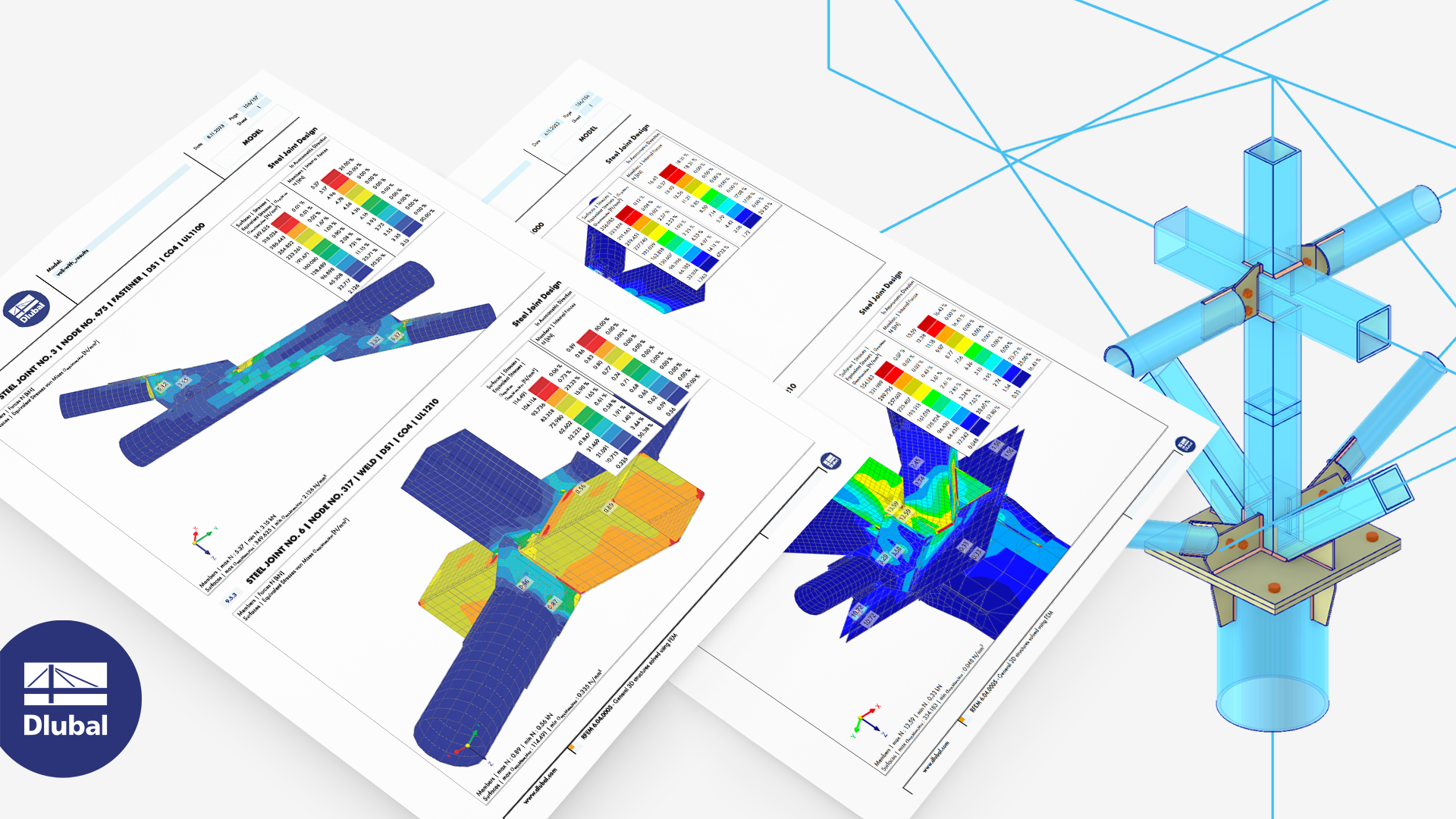 Estrutura de aço de uma cobertura com dimensionamento de ligações de aço