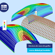 Estrutura de casca de grelha
