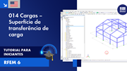 Tutorial para principiantes sobre a aplicação e transferência de cargas em superfícies na análise estrutural com o RFEM 6.