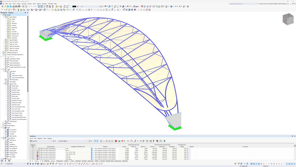 Form-finding para o RFEM 6 | Imagem de faixa