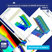 Apresentação de resultados do RWIND diretamente no RFEM 6