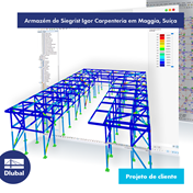Armazém de Siegrist Igor Carpenteria em Maggia, Suíça