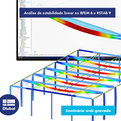 Análise de estabilidade linear no RFEM 6 e RSTAB 9