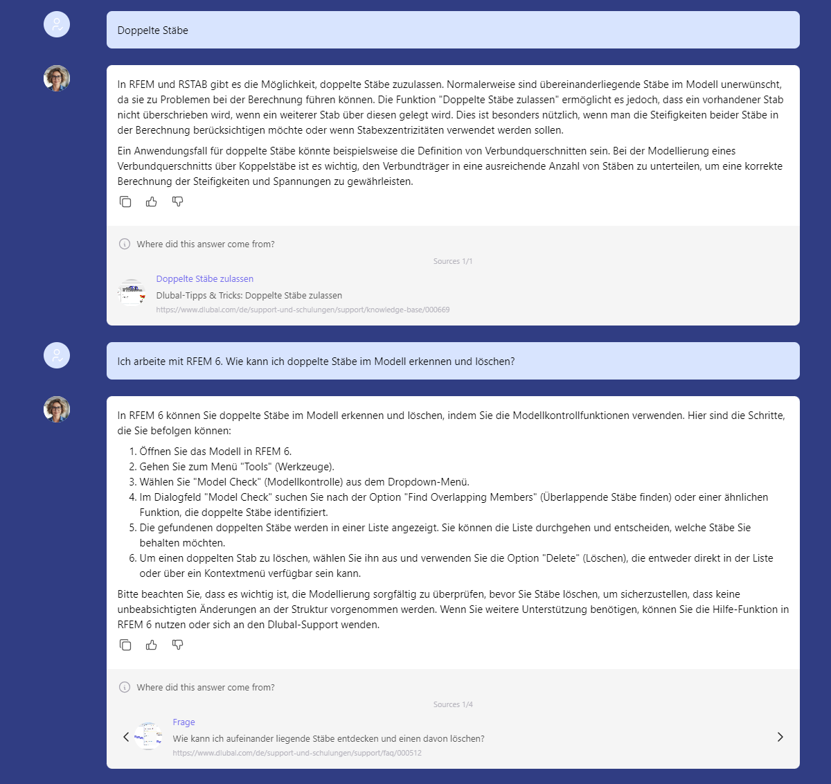 pedido de entrada de dados com palavra-chave (acima) e como questão com informação implícita (abaixo)