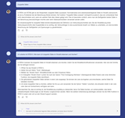 pedido de entrada de dados com palavra-chave (acima) e como questão com informação implícita (abaixo)