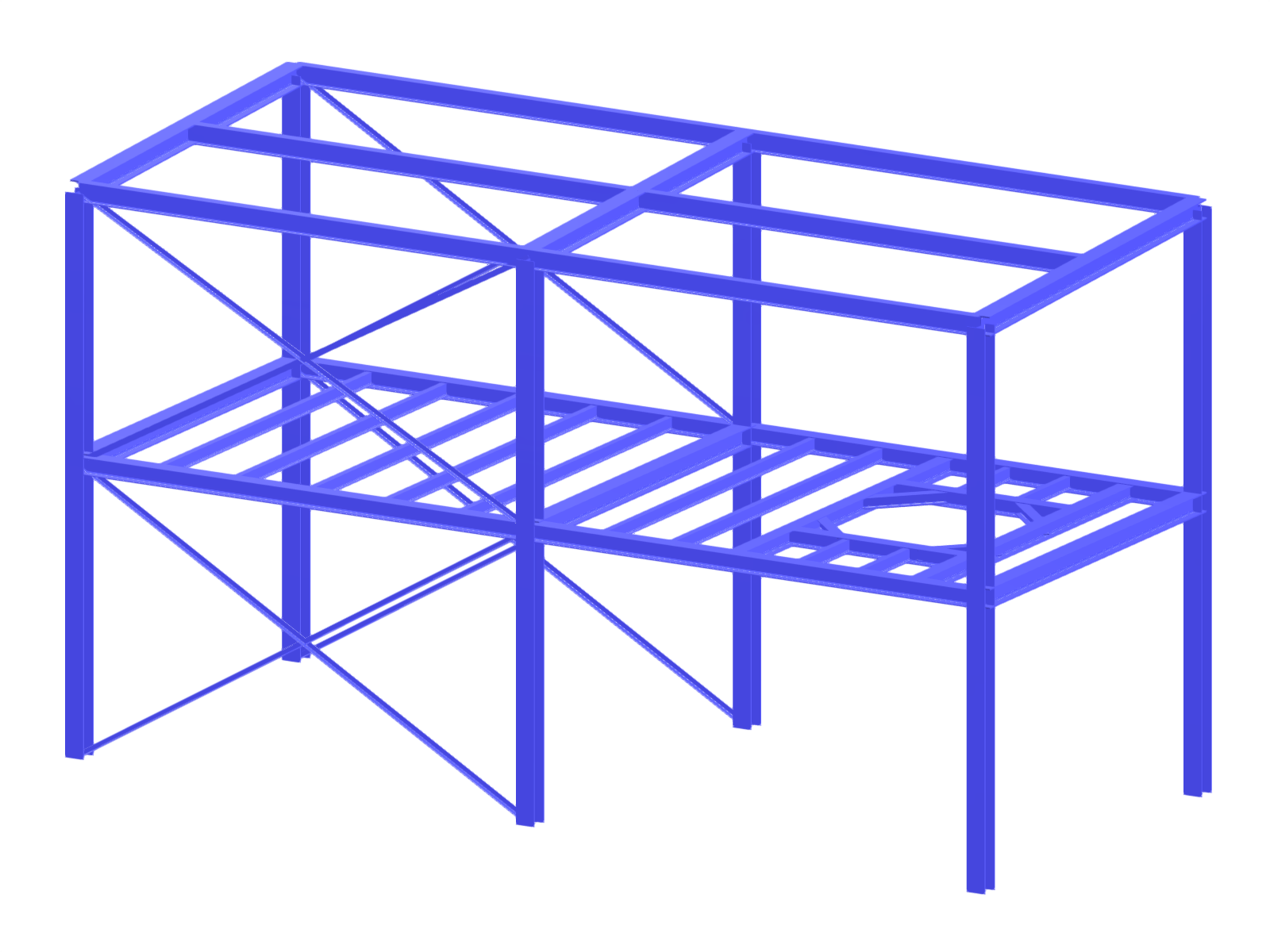 Modelo 004916 | Estrutura de aço