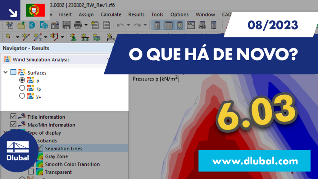 Visão geral das novas funções do RFEM 6 e RSTAB 9, versão de agosto de 2023