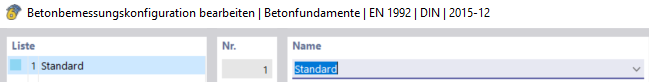 Alterar nome de configuração