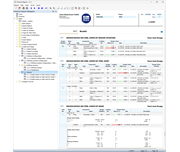 Relatório de impressão com dados do dimensionamento de ligação de aço