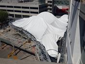 Lona durante a montagem (© Ing. Agustin Alvarez Sarrieta)