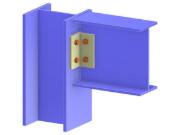 Modelo 005114 | Ligação viga a flange de coluna com cantoneiras