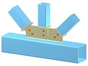 Modelo 005313 | Viga treliçada | Diagonais e vertical à corda