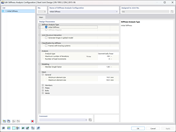 Análise de rigidez inicial: parâmetros de dimensionamento apresentados no software.