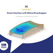 Comentário de cliente | Ótima interface com Rhino/Grasshopper