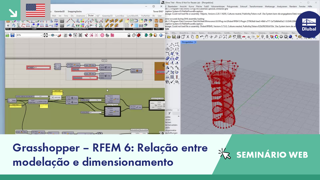 Webinar cover featuring the reference VG 005265 and a title on modeling and design integration.