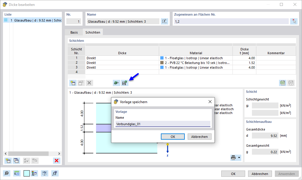 Guardar composição de camada como modelo