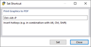 Tastenkürzel festlegen