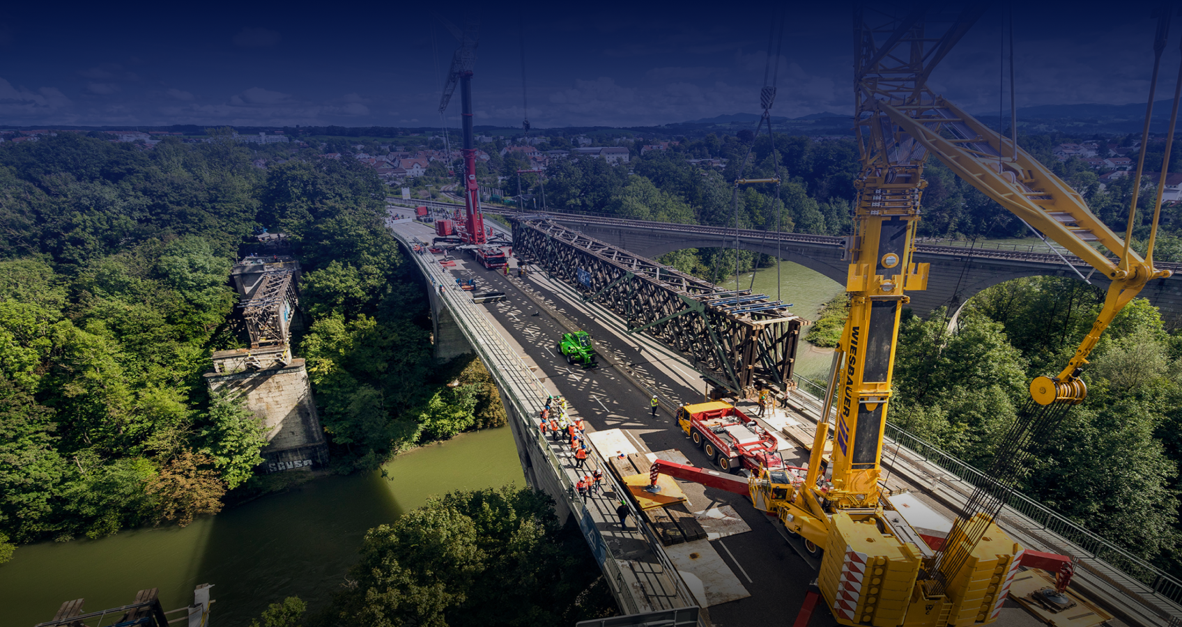 Estruturas de pontes | Análise da ponte King Louis em Kempten, uma importante estrutura ferroviária do património com treliças Howe.