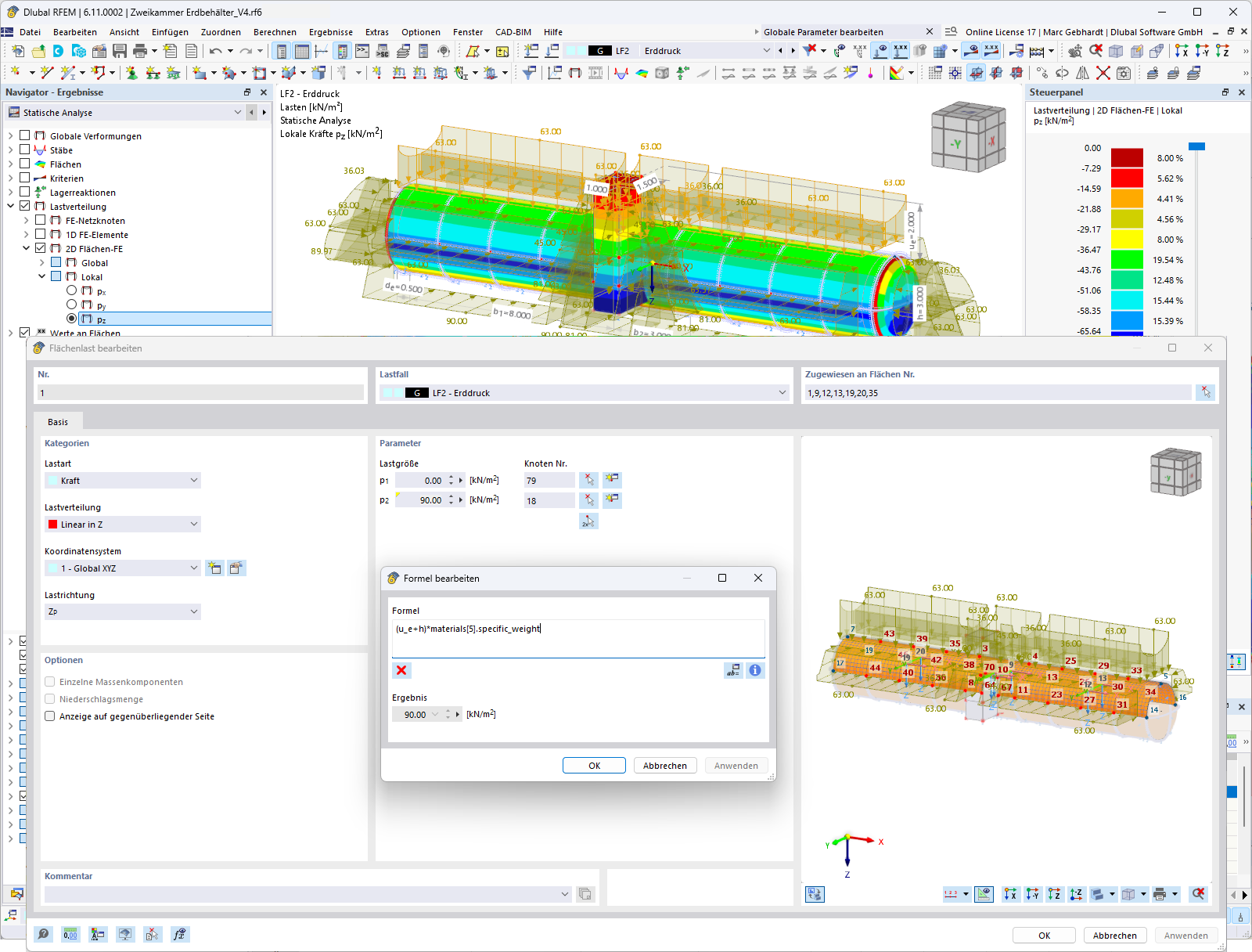 KB 001968 | Tanque de duas câmaras enterrado sob flutuação