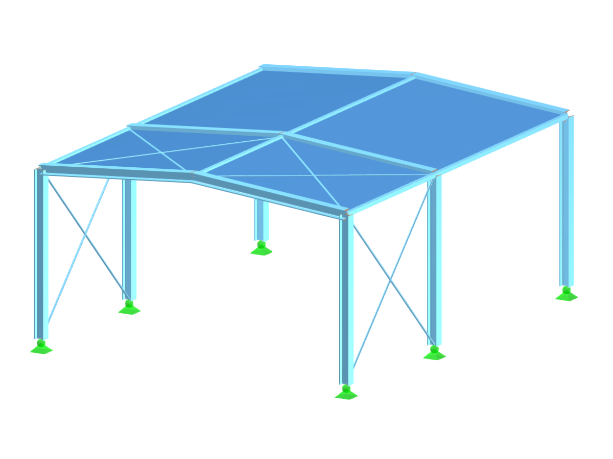 Modelo 005913 | Pavilhão com superfície de transferência de carga