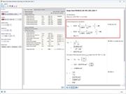 A imagem mostra os resultados no RFEM 6 – Módulo Dimensionamento de aço, Detalhes de verificação para a temperatura crítica do componente