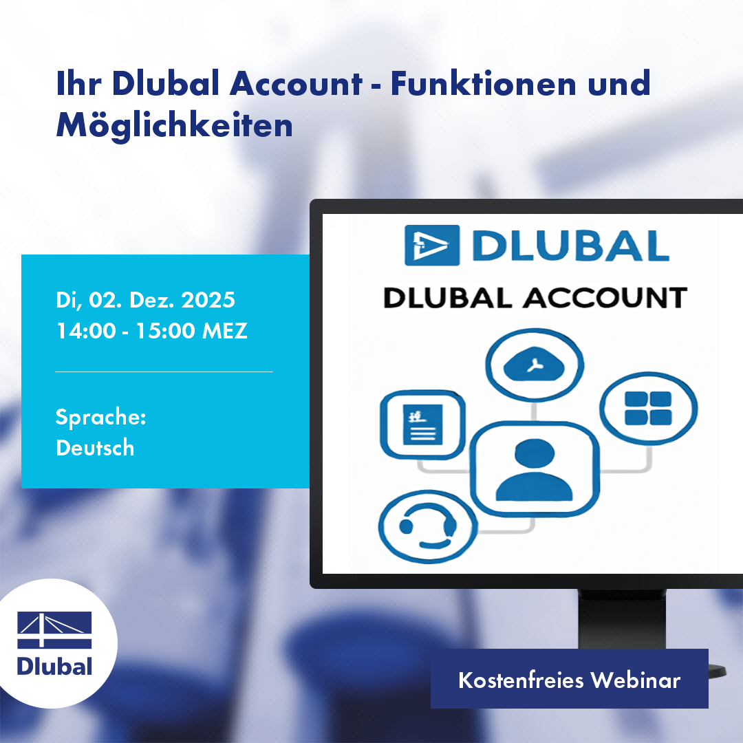 A sua conta Dlubal – funcionalidades e possibilidades