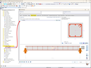 Os tipos de elementos estruturais pré-definidos para vigas e pilares no RFEM 6 aumentam a eficiência e a consistência do dimensionamento.