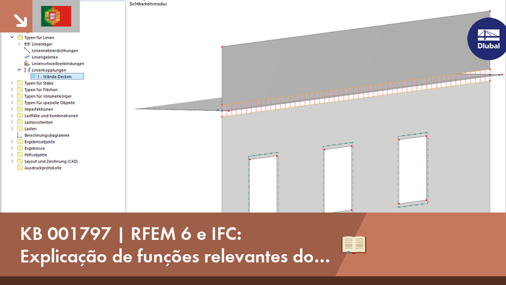 KB 001797 | RFEM 6 e IFC: Explicação de funções relevantes do programa