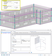 Regra para tipos de acoplamento “Parede – laje” e “Parede – parede” com resultado