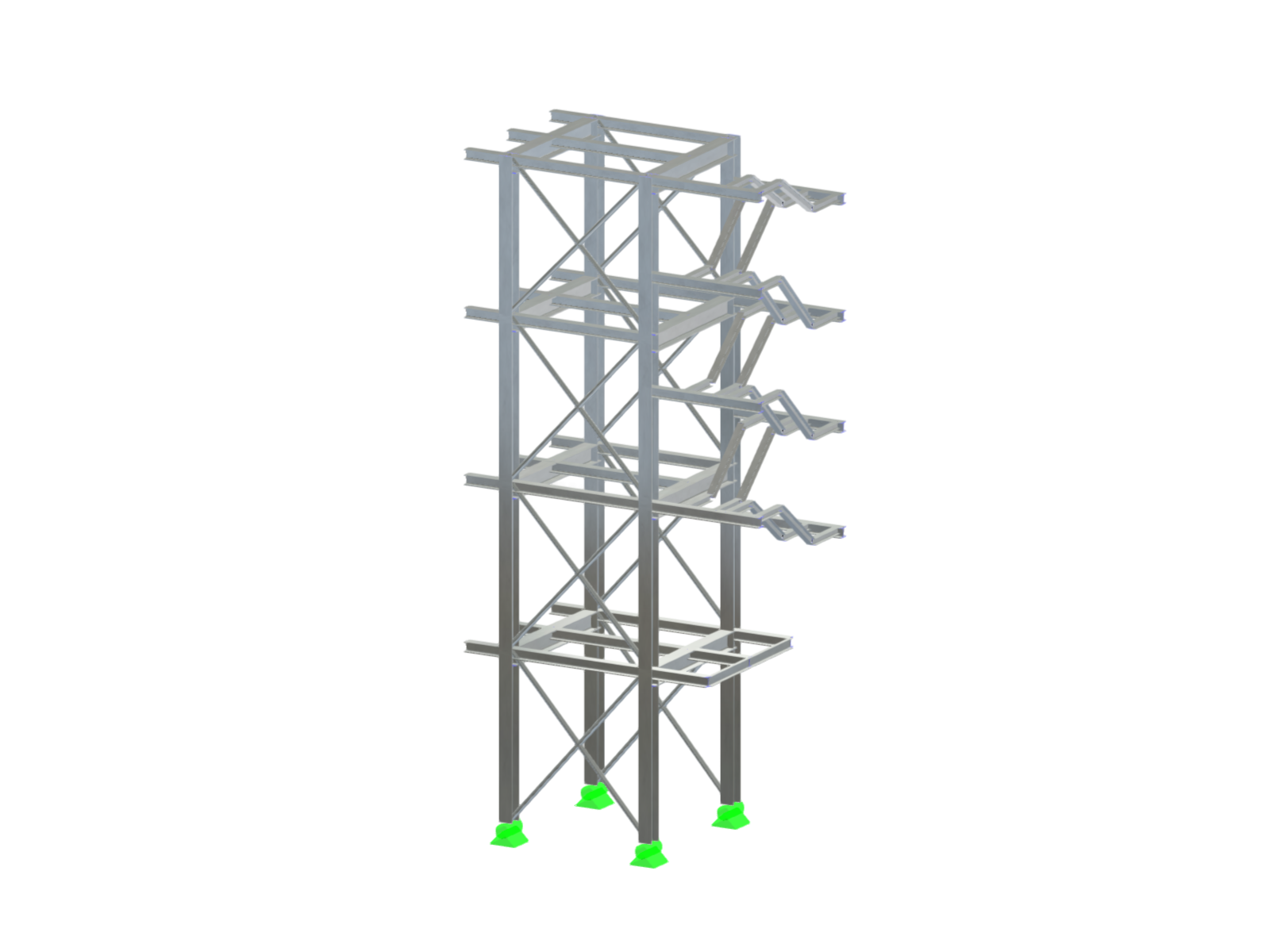 O projeto Rocchette Castle apresenta uma torre contemporânea integrada na estrutura histórica, utilizando o RFEM 6 para modelação e análise.