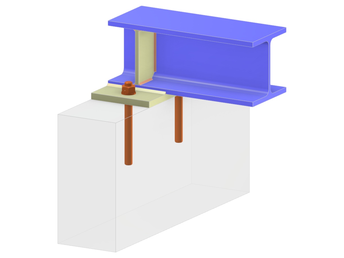 Modelo 006248 | Ancoragem de Viga | Laje de Base Horizontal e Reforço