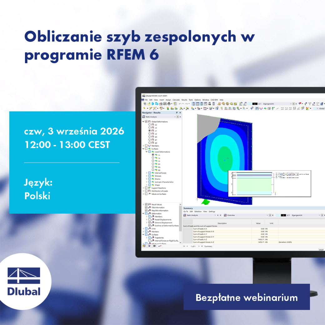 Dimensionamento de vidros laminados no RFEM 6