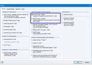 Экспорт DXF из RFEM в AutoCAD
